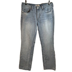 Levi’s Women's 505 Straight Leg Jeans Size 8M Stretch Light Blue 29"x32"‎ Denim